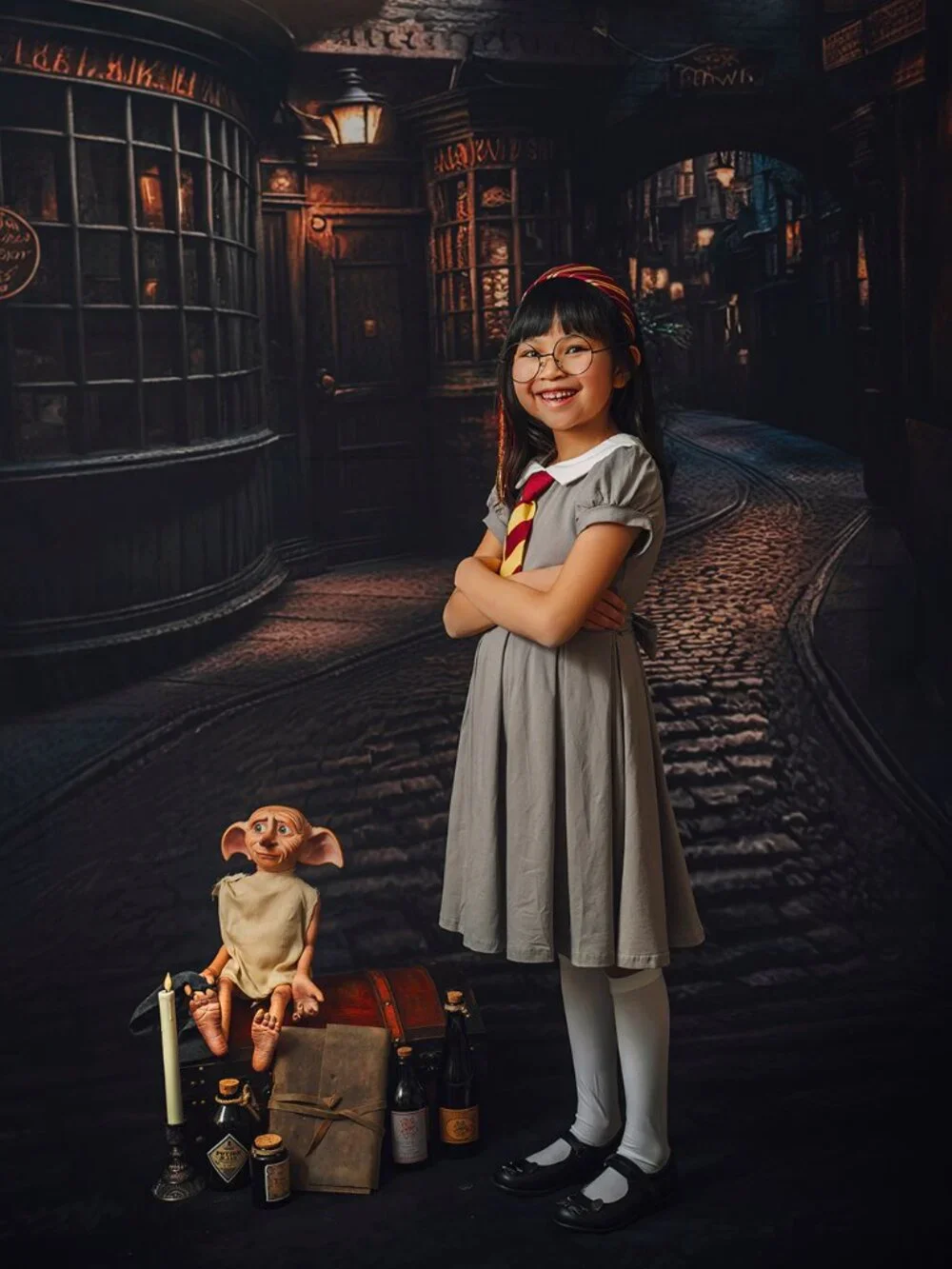 Only Little Once Wizard Girl Twirl Dress, Harry Potter, multiple sizes